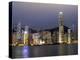 Hong Kong Skyline with Victoris Peak, China-Bill Bachmann-Premier Image Canvas