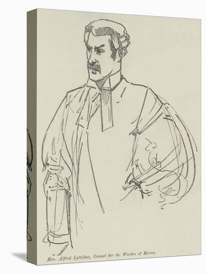 Honourable Alfred Lyttelton, Counsel for the Warden of Merton-null-Premier Image Canvas
