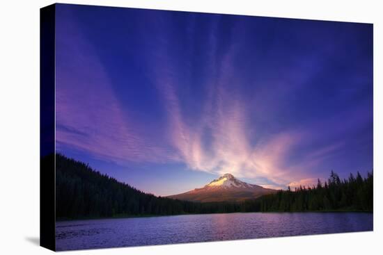 Hood Light, Magic Mood at Mount Hood, Trillium Lake, Oregon Portland-Vincent James-Premier Image Canvas