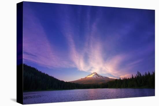 Hood Light, Mood and Atmosphere at Mount Hood, Trillium Lake Oregon-Vincent James-Premier Image Canvas