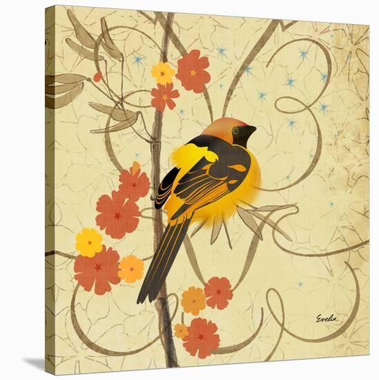 Hooded Oriole-null-Stretched Canvas