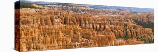 Hoodoo Rock Formations in a Canyon from Inspiration Point, Bryce Canyon National Park, Utah, Usa-null-Premier Image Canvas