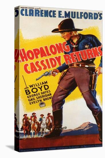 Hopalong Cassidy Returns, 1936-null-Stretched Canvas