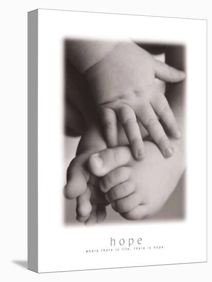 Hope - Baby Hands-Laura Monahan-Stretched Canvas