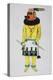 Hopi Kachinas, Man with Helmet with Markings-null-Premier Image Canvas