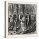 Hops and Hop Pickers, in a Kentish Hop Garden, Kent, England, Measuring the Hops, 1876, Uk-null-Premier Image Canvas