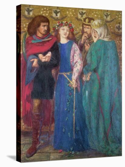 Horatio Discovering the Madness of Ophelia-Dante Gabriel Rossetti-Premier Image Canvas