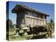 Horreo, a Traditional Grain Store, Santillana Del Mar, Near Gijon, Asturias, Spain-Michael Busselle-Premier Image Canvas