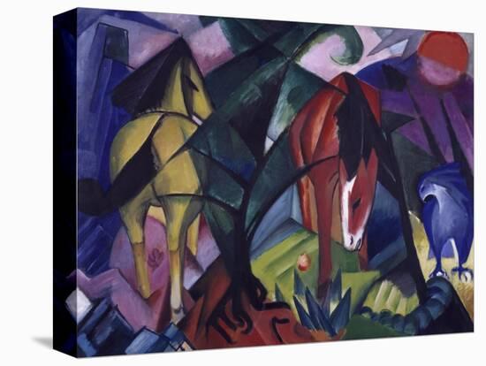 Horse and Eagle, 1912-Franz Marc-Premier Image Canvas