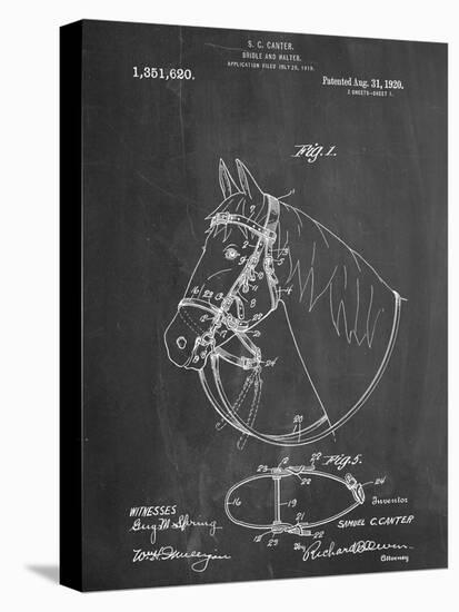 Horse Bridle Patent-null-Stretched Canvas