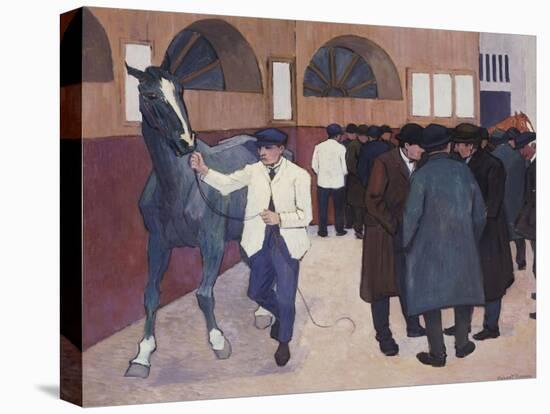 Horse Dealers at the Barbican, circa 1918-Robert Bevan-Premier Image Canvas