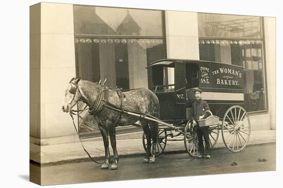 Horse-Drawn Bakery Wagon-null-Stretched Canvas