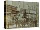 Horse-Drawn Omnibus and Passengers, London, 1900-null-Premier Image Canvas