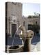 Horse Fountain and the Cathedral of St. Nicola, Cathedral Square, Taormina, Sicily, Italy, Europe-Olivieri Oliviero-Premier Image Canvas