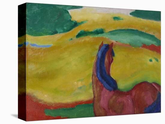 Horse in a Landscape, 1910-Franz Marc-Premier Image Canvas