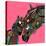 Horse Love Pink-Sharon Turner-Stretched Canvas