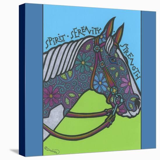 Horse (Pinto)-Denny Driver-Premier Image Canvas