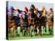 Horse Race in Motion-Peter Walton-Premier Image Canvas