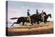Horse Race-Currier & Ives-Stretched Canvas