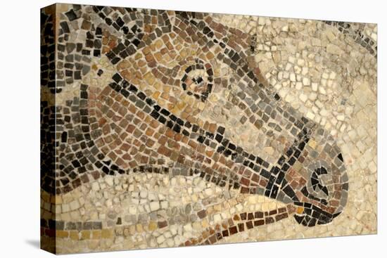 Horse Roman Floor Mosaic-null-Premier Image Canvas