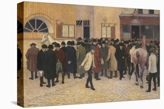 Horse Sale at the Barbican-Robert Bevan-Premier Image Canvas