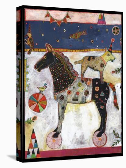 Horse Wheels Color-Jill Mayberg-Premier Image Canvas