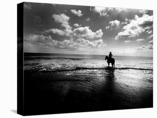 Horseback Riding in the Tide-Jan Lakey-Premier Image Canvas