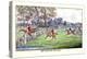 Horseman Jumps the Fence to Follow the Hounds-Henry Thomas Alken-Stretched Canvas