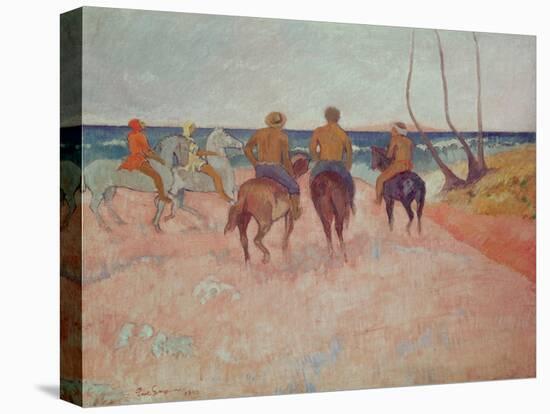Horseman on the Beach (Hiva Hoa) 1902-Paul Gauguin-Premier Image Canvas