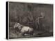 Horses in a Stable-George Morland-Premier Image Canvas