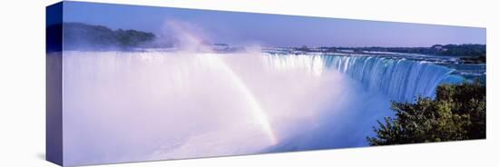 Horseshoe Falls with Rainbow, Niagara Falls, Ontario, Canada-null-Premier Image Canvas