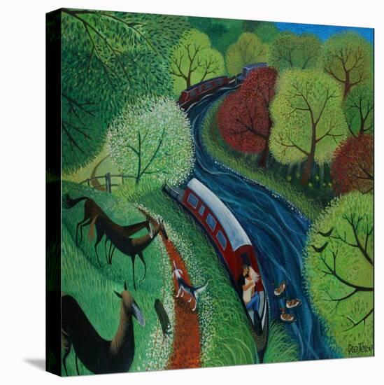 Horsing around-Lisa Graa Jensen-Premier Image Canvas