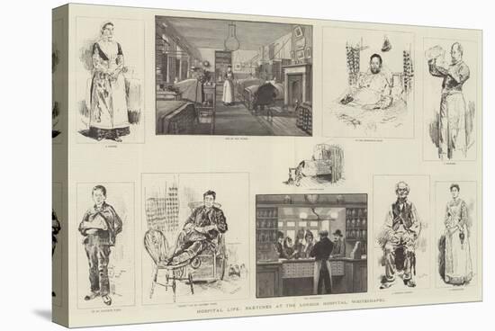 Hospital Life, Sketches at the London Hospital, Whitechapel-William Douglas Almond-Premier Image Canvas