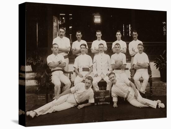 Hospital Orderlies of the 1st Royal Munster Fusiliers, Rangoon, Burma, 1913-null-Premier Image Canvas