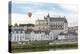 Hot-air balloon in the sky above the castle, Amboise, UNESCO World Heritage Site, Indre-et-Loire, L-Francesco Vaninetti-Premier Image Canvas