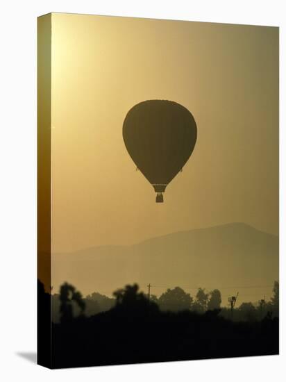 Hot Air Balloon Over Napa Valley at Sunrise, Oregon, USA-Janis Miglavs-Premier Image Canvas