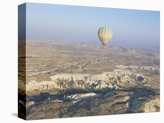 Hot Air Ballooning Over Rock Formations, Cappadocia, Anatolia, Turkey-Alison Wright-Premier Image Canvas