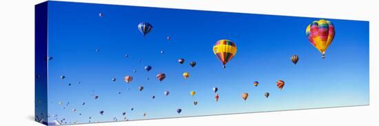 Hot Air Balloons Floating in Sky-null-Stretched Canvas