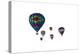 Hot Air Balloons - Icon-Lantern Press-Stretched Canvas