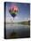 Hot Air Balloons Reflected in Prospect Lake, Colorado Springs, Colorado, USA-Don Grall-Premier Image Canvas