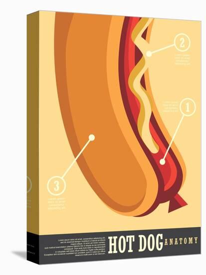 Hot Dog Simple Conceptual Poster Design-lukeruk-Premier Image Canvas