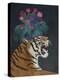 Hot House Tiger 1-Fab Funky-Stretched Canvas