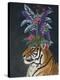 Hot House Tiger 2-Fab Funky-Stretched Canvas