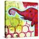 Hot Pink Elephant-Jennifer McCully-Premier Image Canvas