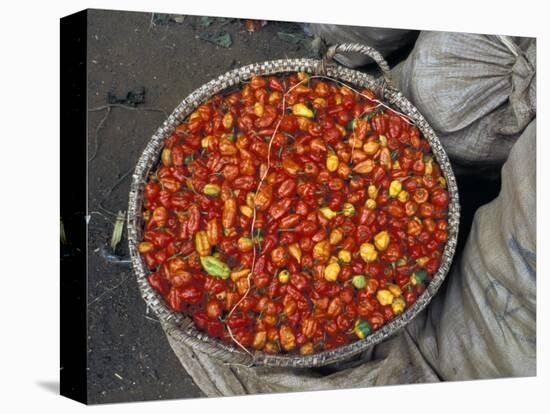 Hot Red Pepper at the Local Market, Madagascar-Michele Molinari-Premier Image Canvas