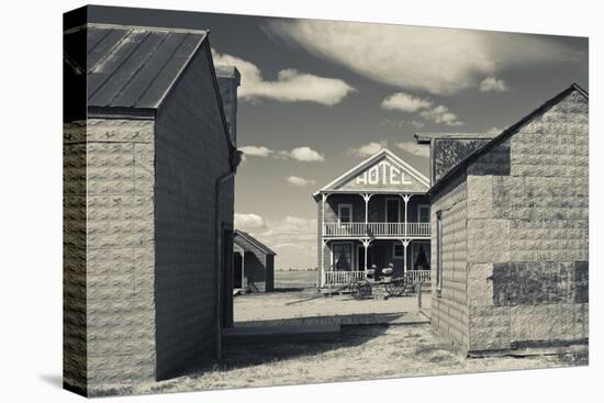 Hotel, 1880 Town, Pioneer Village, Stamford, South Dakota, USA-Walter Bibikow-Premier Image Canvas