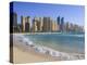 Hotel and Apartment Buildings Along the Seafront, Dubai Marina, United Arab Emirates, Middle East-Amanda Hall-Premier Image Canvas