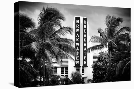 Hotel Breakwater Sign - South Beach Miami - Florida-Philippe Hugonnard-Premier Image Canvas