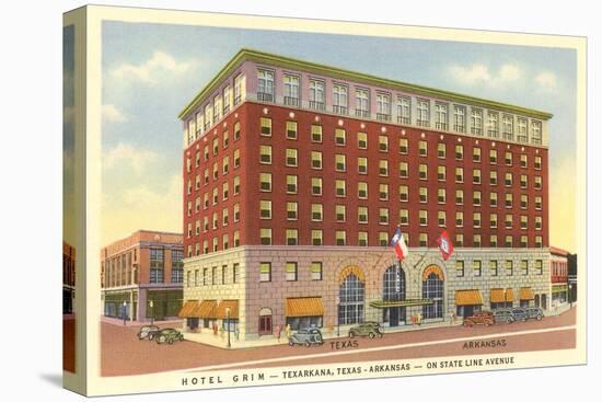 Hotel Grim, Texarkana, Arkansas-null-Stretched Canvas