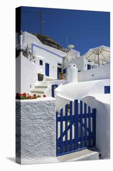 Hotel in Imerovigli, Santorini, Cyclades, Greece-Katja Kreder-Premier Image Canvas